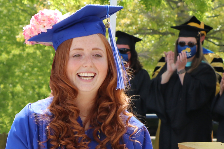 Katie Gilbert at MCTC graduation