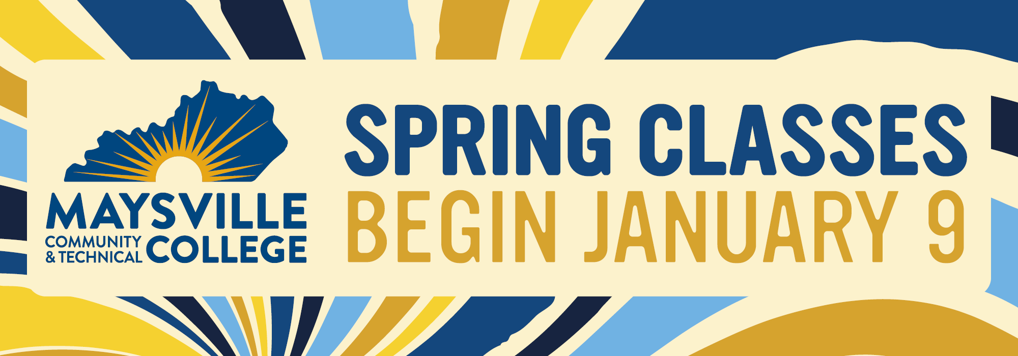 Spring Classes Begin January 9