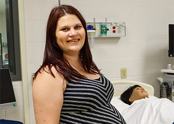 Photo of MCTC nursing student Amanda Fry.