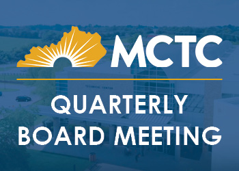 quarterly board meeting with mctc logo