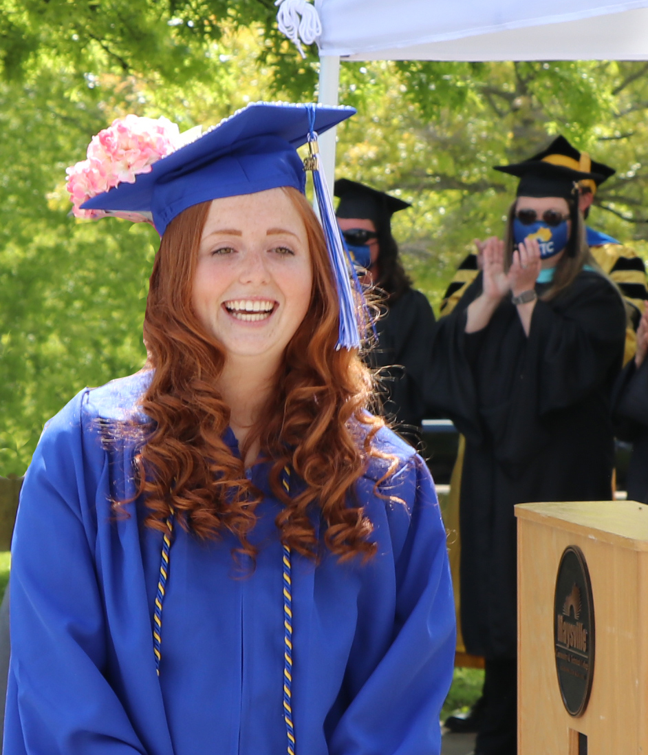 Katie Gilbert at MCTC graduation