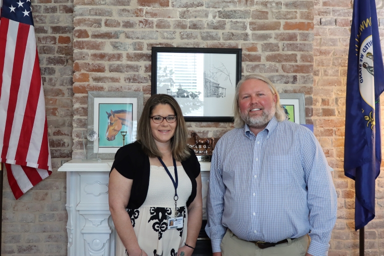 Stacey Tackett and Jason Rainey
